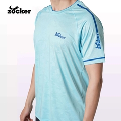 Áo Thi Đấu Pickleball Zocker JAC01 Nam - Xanh Thiên Thanh