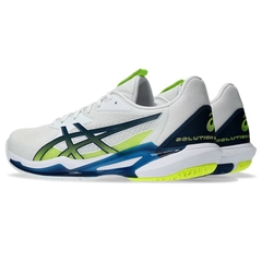 Giày Pickleball/Tennis Nam Asics SOLUTION SPEED FF 3 - WHITE/MAKO BLUE 1041A438-102
