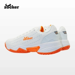 Giày Pickleball Nam/Nữ Zocker Aspire - Trắng/Cam
