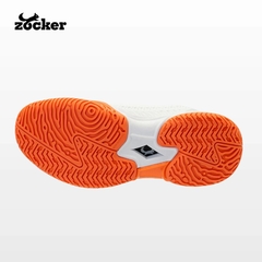 Giày Pickleball Nam/Nữ Zocker Aspire - Trắng/Cam