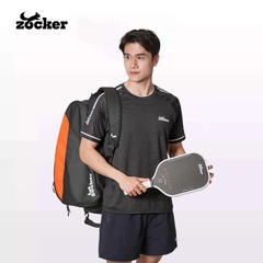 Áo Thi Đấu Pickleball Zocker JAC01 Nam - Màu Đen