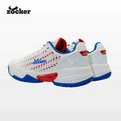 Giày Pickleball Nam/Nữ Zocker Aspire - Trắng/Xanh