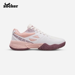 Giày Pickleball Zocker Aspire Speed - Trắng/Hồng/Tím