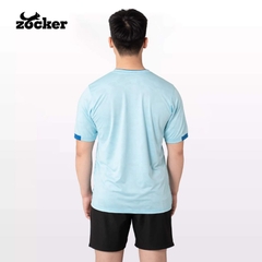 Áo Thi Đấu Pickleball Zocker F01 Nam - Màu Xanh