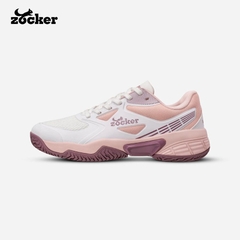 Giày Pickleball Zocker Aspire Speed - Trắng/Hồng/Tím