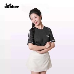 Áo Thi Đấu Pickleball Zocker JAC01 Nữ - Màu Đen