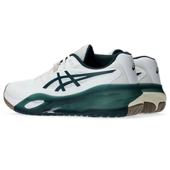 Giày Pickleball/Tennis Nam Asics Gel-Resolution X - White/Saxon Green 1041A481-111