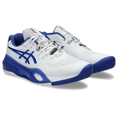 Giày Pickleball/Tennis Nam Asics Gel-Resolution X - White/Dark Cobalt 1041A481-101