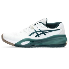 Giày Pickleball/Tennis Nam Asics Gel-Resolution X - White/Saxon Green 1041A481-111