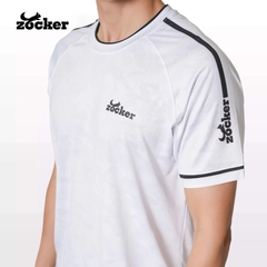 Áo Thi Đấu Pickleball Zocker JAC01 Nam - Màu Trắng