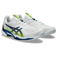 Giày Pickleball/Tennis Nam Asics SOLUTION SPEED FF 3 - WHITE/MAKO BLUE 1041A438-102