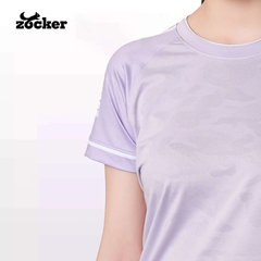Áo Thi Đấu Pickleball Zocker JAC01 Nữ - Màu Tím