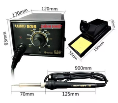 MỎ HÀN THIẾC 936 , TRẠM HÀN CHỈNH NHIỆT 936 SIÊU MẠNH SIÊU BỀN