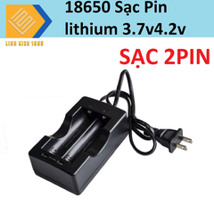 18650 Sạc pin lithium 3.7v 4.2v có đèn báo thông minh