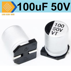 Tụ nhôm SMD 100uF 50V (8x10.5mm)