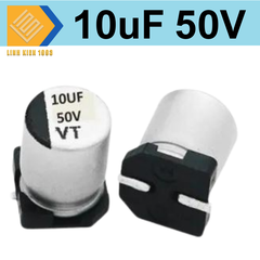 Tụ nhôm SMD 10uF 50V (6.3x5.4mm)