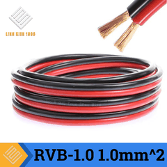 Dây Tín Hiệu Đỏ Đen RVB-1.0 1.0mm2 Vỏ PVC