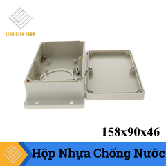 Hộp Nhựa Chống Nước 158x90x46 Có Tai