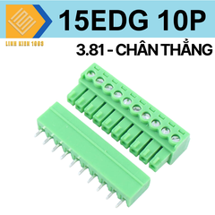 Terminal 15EDG - 10P 3.81mm chân thẳng