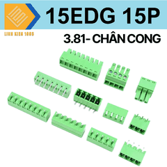 Terminal 15edg - 15p 3.81mm chân cong