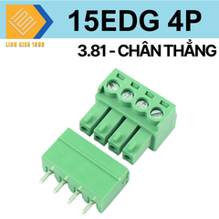 Terminal 15EDG - 4P 3.81mm chân thẳng