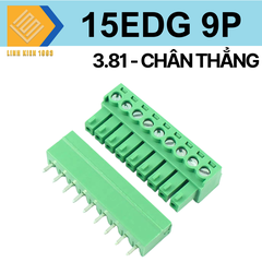 Terminal 15EDG - 9P 3.81mm chân thẳng