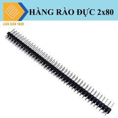 Hàng rào đực đôi 2.54mm 80 chân 2 hàng Cao 11.2mm