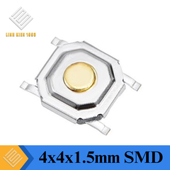 Nút Nhấn 4x4x1.5mm 4 Chân SMD Chống Nước