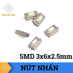 Nút Nhấn 2 Chân SMD 3x6x2.5mm