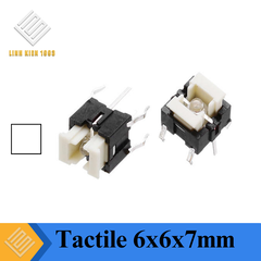 TS-W Nút Nhấn Tactile 6x6x7mm Có LED Màu Trắng