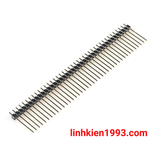 Hàng rào đực đơn 2.54mm 40 chân 1 hàng cao 23mm