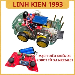 MẠCH ĐIỀU KHIỂN XE ROBOT TỪ XA NRF24L01 – ARDUINO NANO 2.4GHz