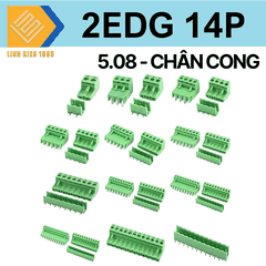 Terminal 14p - 2edg 5.08mm ( chân cong )