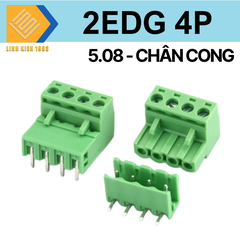 Terminal 4P - 2EDG 5.08mm ( Chân Cong )