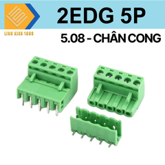 Terminal 5p - 2EDG 5.08mm ( chân cong )