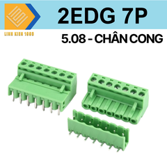 Terminal 7p - 2edg 5.08mm ( chân cong )