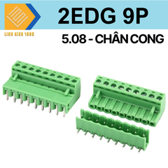 Terminal 9p - 2edg 5.08mm ( chân cong )