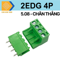 Terminal 4p - 2edg 5.08mm ( chân thẳng )