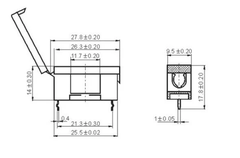 Đế cầu chì ống 5x20 BLX-A