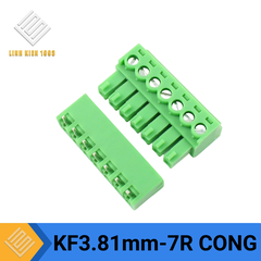 Terminal KF-3.81-7R 300V 10A 7 Chân Cong