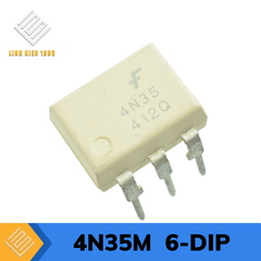 4N35M Optoisolator Transistor With Base Output 4170Vrms 1 Channel DIP6