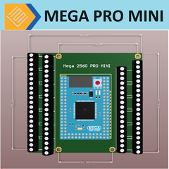 Đế ra chân adruino mega2560 pro mini domino 2 tầng 3.81mm