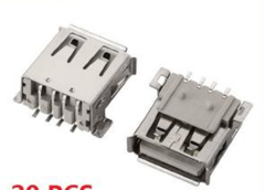 Cổng USB Cái 2.0 Type A 4 Chân Thẳng Dán SMD