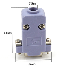 Đầu DB9 RS232 LOẠI CÁI ,CÓ VỎ