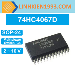 74HC4067D (16-channel analog multiplexer/demultiplexer)