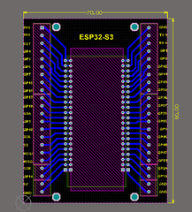 Đế ra chân ESP32 S3 WROOM 1, 16MB Flash, 8MB PSRAM