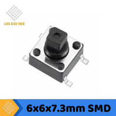 Nút Nhấn 6 x 6 x 7.3mm 4 Chân SMD