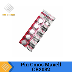 Pin Cmos Maxell CR2032 3V (Vỉ 5 viên)