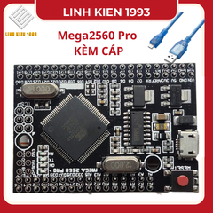 Mega2560 Pro ATmega2560-16AU USB CH340G KÈM CÁP VÀ HÀN CHÂN SẴN