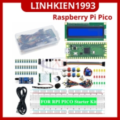 Bộ Kit Học Tập Raspberry Pi Pico Starter Kit Chính Hãng RP2040 – Đầy Đủ Linh Kiện Thực Hành IoT, Cảm Biến, LCD, Servo Cho Người Mới Bắt Đầu